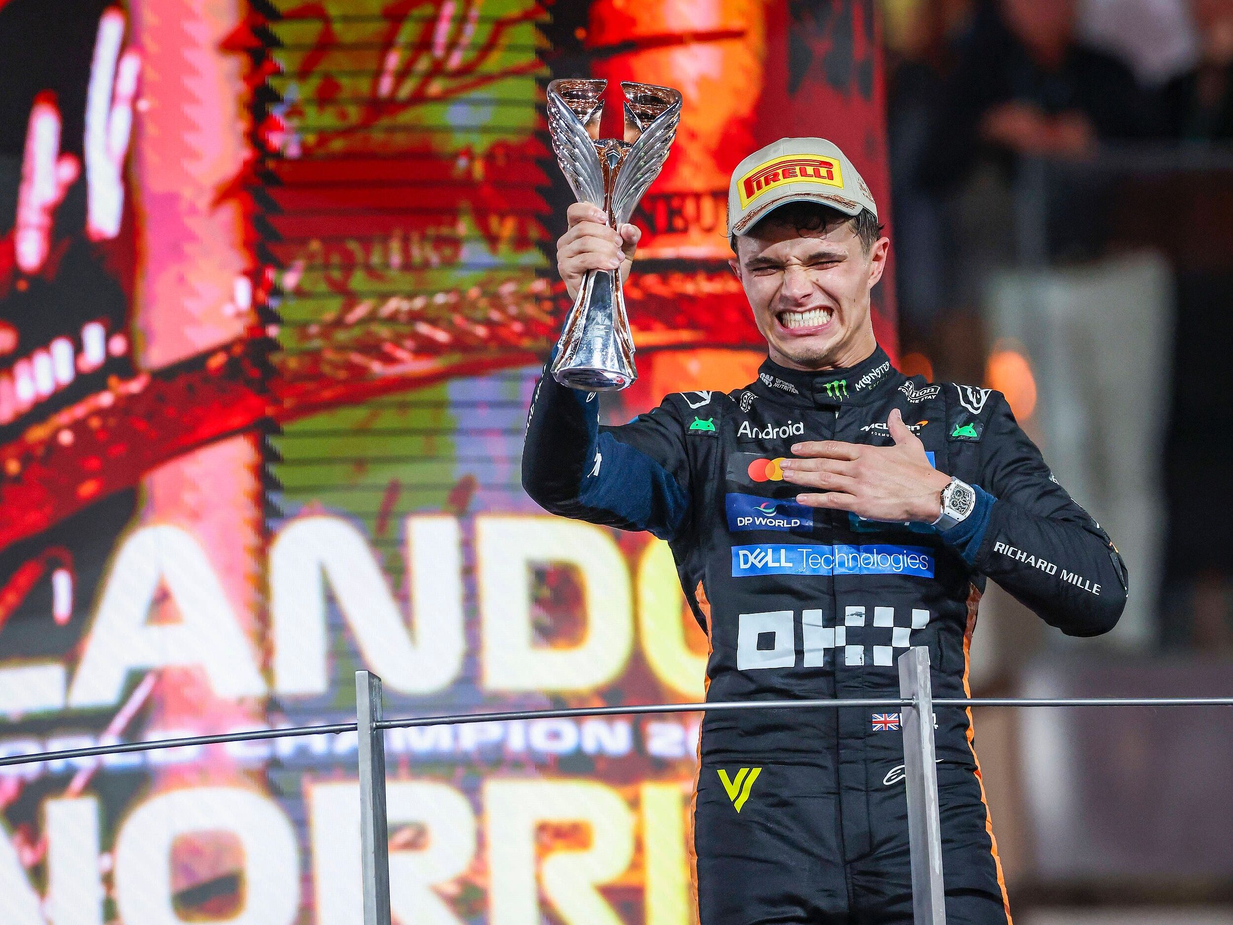 ▲▼ F1冠軍諾里斯 。(圖/CFP)