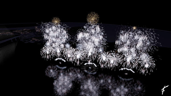 ▲閃耀新北1314跨河煙火。(示意圖/新北市高灘處提供)
