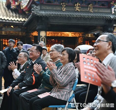 ▲內政部啟動全民安全宣講 基隆慶安宮首站強化社區韌性。(圖/記者郭世賢翻攝)