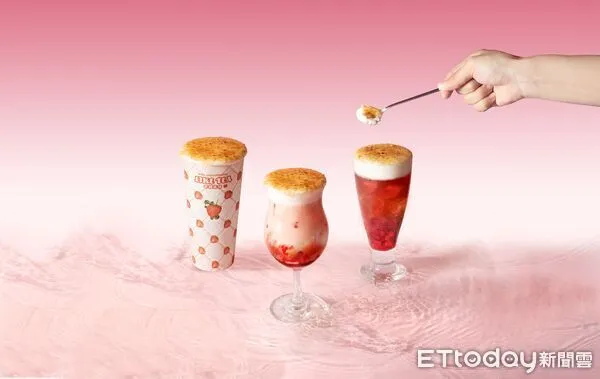 ▲▼老賴茶棧推出4款草莓新品。(圖/老賴茶棧提供)