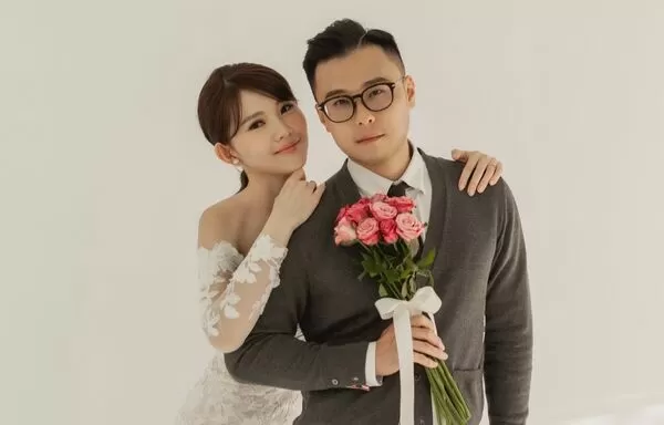 ▲▼ 林佩潔結婚了 。(圖/中天新聞提供)