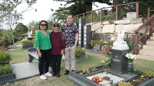 ▲邱垂亮教授的親弟弟邱勝男。(圖/牽猴子提供)