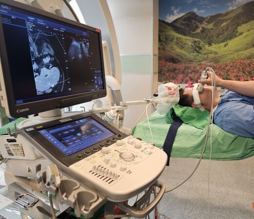 ▲▼高階影像與超音波即時同步化導引射頻燒灼術治療三叉神經痛。(圖/三總提供)