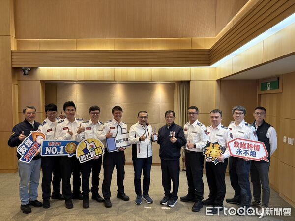 ▲▼新北市消防局如獲114年度EMS金梧桐獎 。(圖/記者陳以昇翻攝)