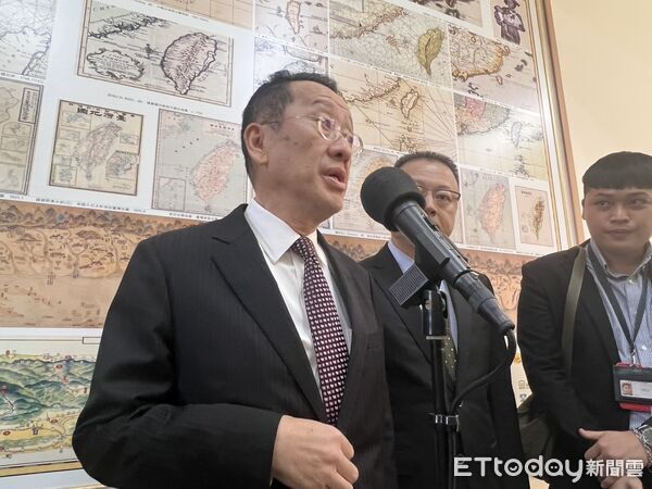 ▲國防部長顧立雄受訪 。(圖/記者蘇靖宸攝)