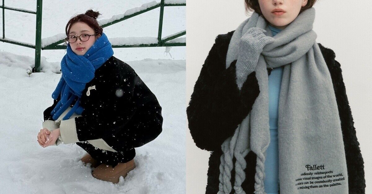 ▲平價圍巾 。(圖/翻攝自官網)