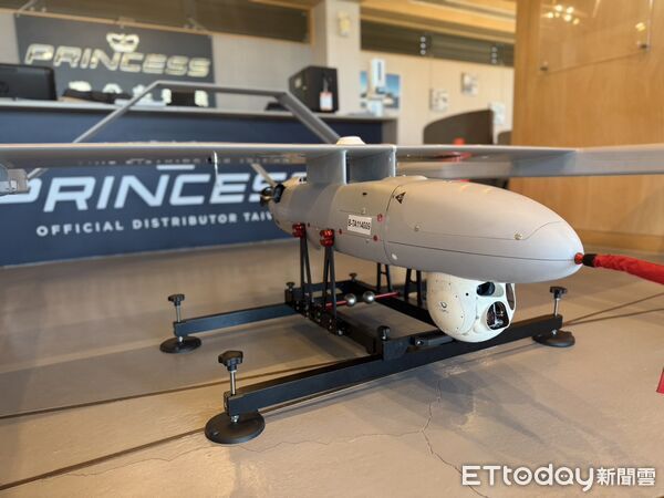 ▲▼ 長距離偵監無人機 。(圖/記者翁伊森攝)