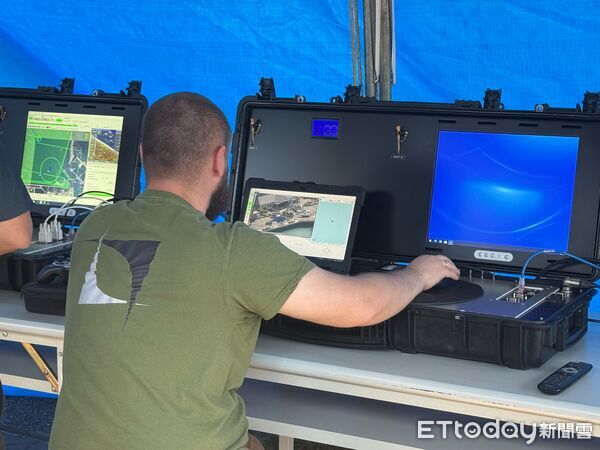 ▲▼ 長距離偵監無人機 。(圖/記者翁伊森攝)