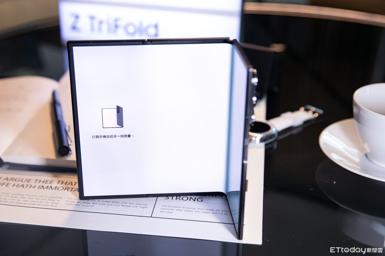 ▲▼三星新形態摺疊新機Galaxy Z TriFold 搶先鑑賞會。(圖/記者周宸亘攝)
