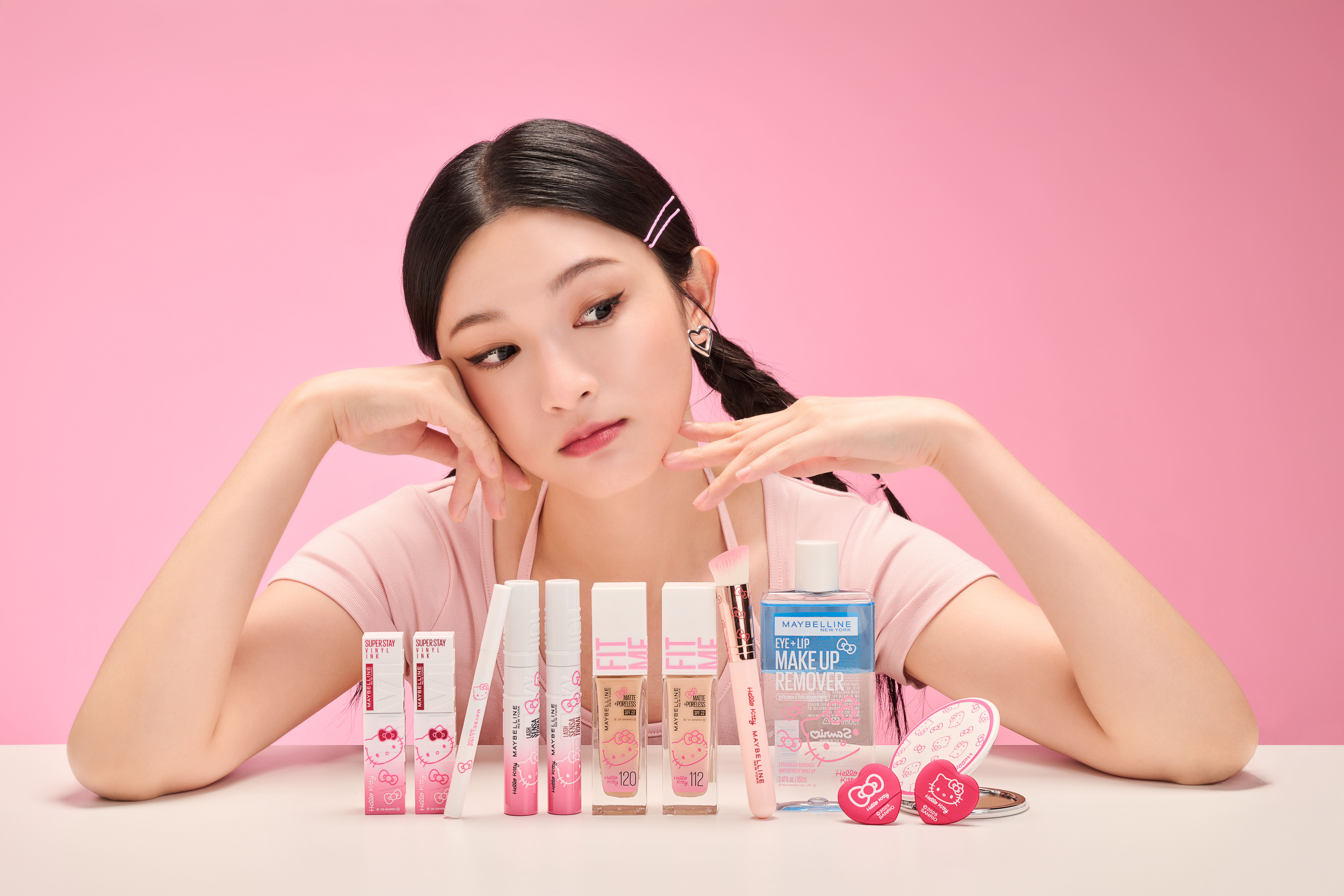 ▲▼媚比琳KITTY聯名。(圖/品牌提供)