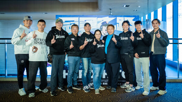▲《冠軍之路》舉辦試映會,張奕、莊昕諺、戴培峰、陳冠宇、朱育賢等人皆出席。(圖/牽猴子提供)