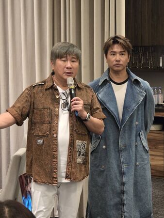 ▲胡瓜歐漢聲余天等。(圖/記者葉文正攝)