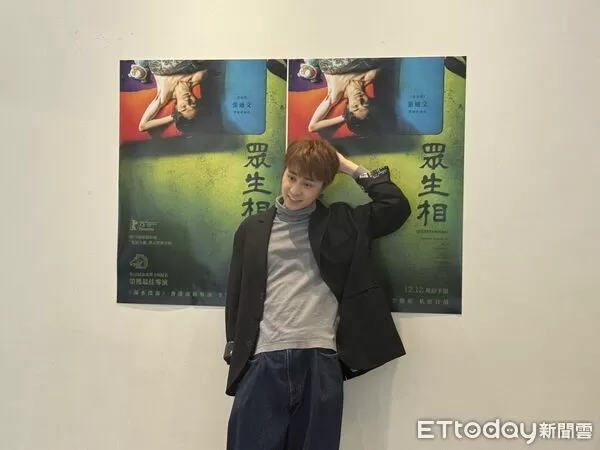 ▲《眾生相》男主角張迪文。(圖/記者黃庠棻攝)