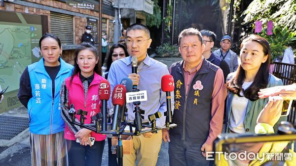 ▲獅球嶺砲台步道啟用!串聯劉銘傳隧道 謝國樑推文化生態旅遊。(圖/記者郭世賢翻攝)
