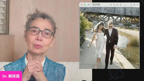 ▲▼賴佩霞洋女婿「術後肝衰竭」不治!視訊看著他離開。(圖/翻攝自YouTube)