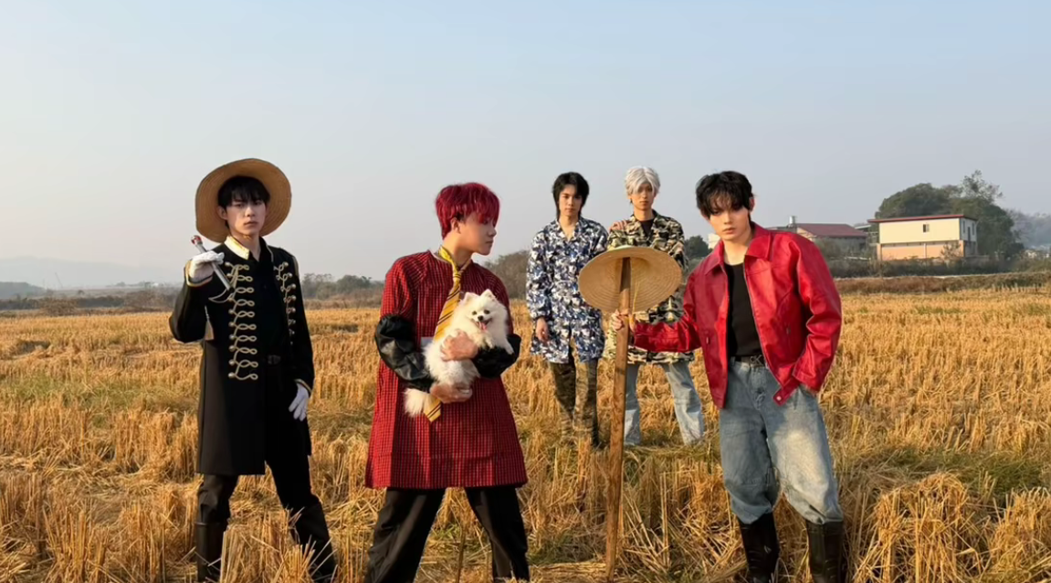 ▲「湖南伢子團」模仿BIGBANG,期待能成為觀眾的開心養分。(圖/翻攝抖音)