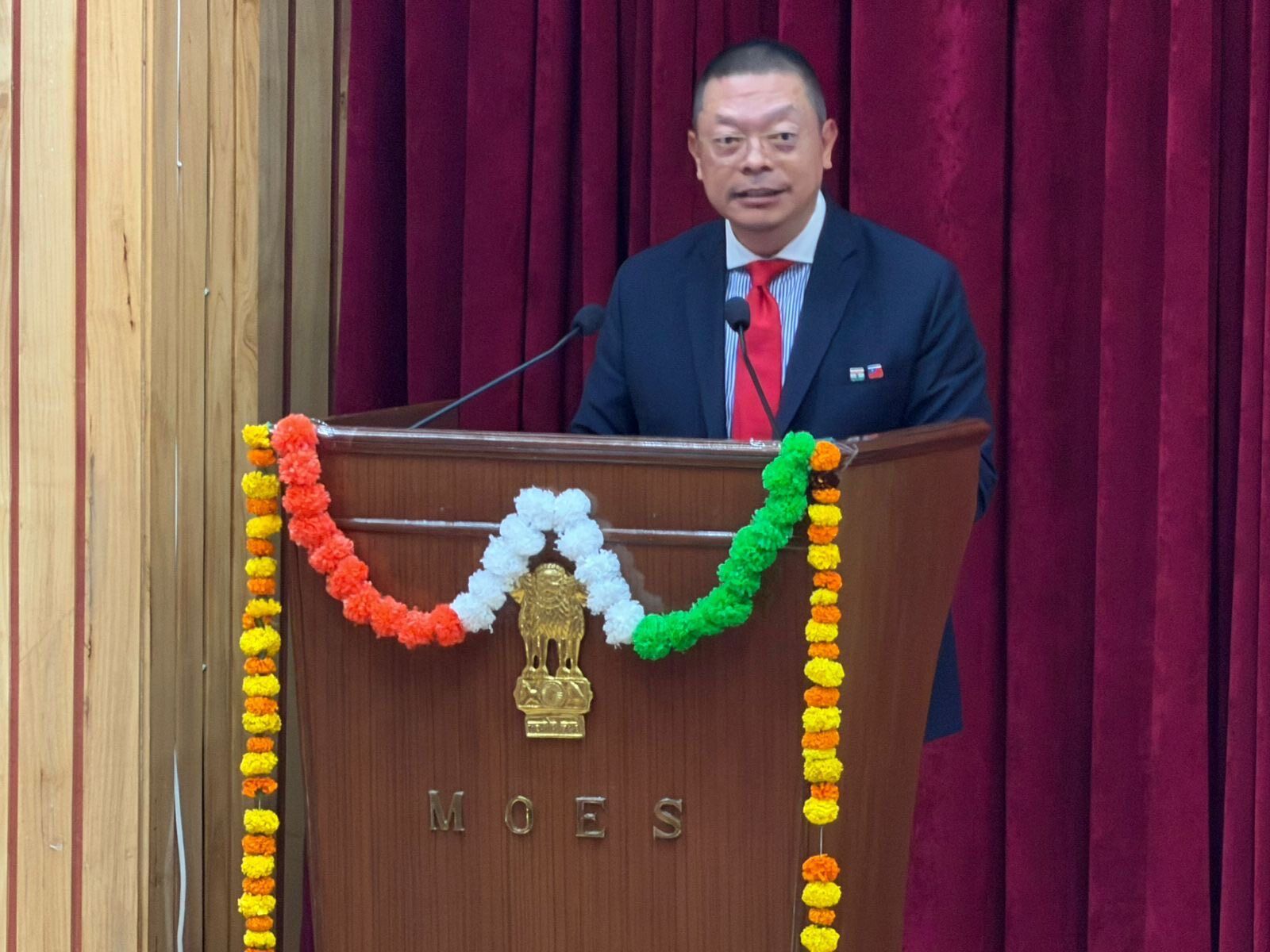 ▲謝柏輝。(圖/翻攝自Taiwan in India臉書)