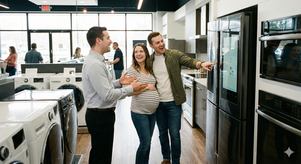 ▲消費者,購買家電,大家電,小家電,購買情境。(圖/AI生成)