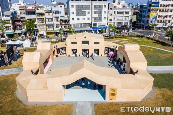 ▲▼ 黃敏惠市長牽線國際建築事務所MVRDV 「永續願景館Wooden Wonders」亮相320+1嘉義城市博覽會 。(圖/嘉義市政府提供)