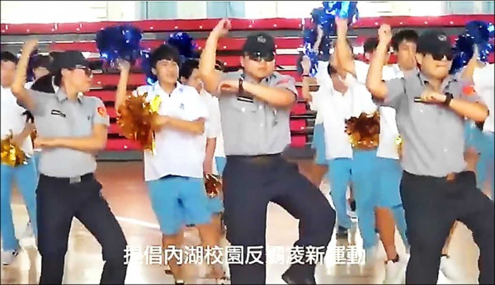 許博程為台北市警察局執導、拍攝微電影,被封為「警界微電影始祖」。(翻攝畫面)