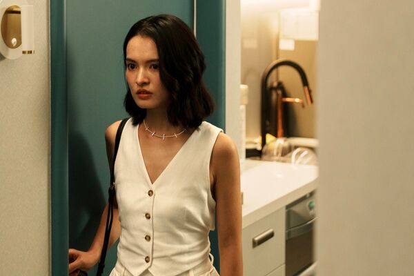 ▲竪屏短劇《記憶中的微笑》鎮萬鈞、吳思竺。(圖/聖緹雅醫療集團提供)