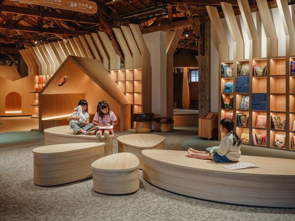 ▲▼花蓮文化創意產業園區「繪本故事屋」開館。(圖/文化部)