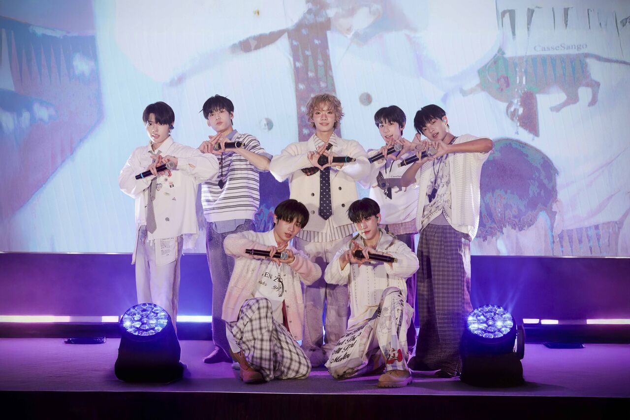 ▲▼陳勢安、FEniX、徐暐翔、F.F.O與ARKis出席「DJB x UMobile 結盟暨雞尾酒餐會」。(圖/DJB提供)