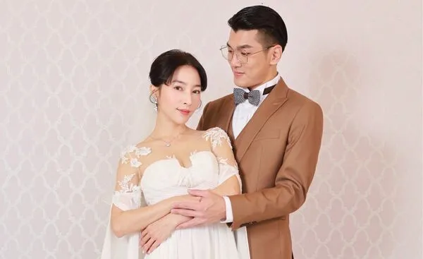 ▲《好運來》吳政澔、張家瑋婚紗照曝光。(圖/民視提供)