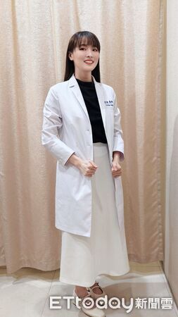 ▲皮膚科醫師江紫涵 。(圖/記者吳奕靖攝)