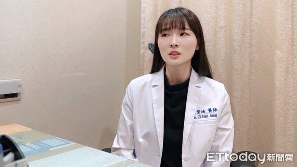 ▲皮膚科醫師江紫涵 。(圖/記者吳奕靖攝)