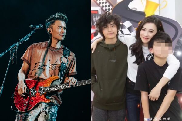 ▲▼謝霆鋒18歲長子滑雪被巧遇!網讚「從小帥到大」。(圖/翻攝自微博)