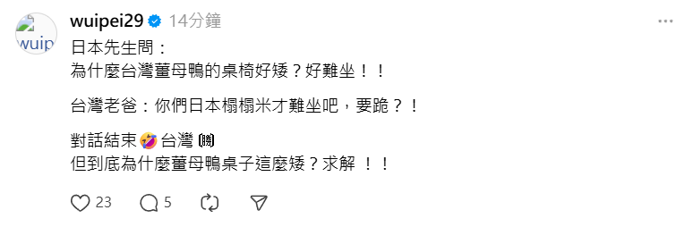 ▲▼吳怡霈。(圖/翻攝自Threads/wuipei29)