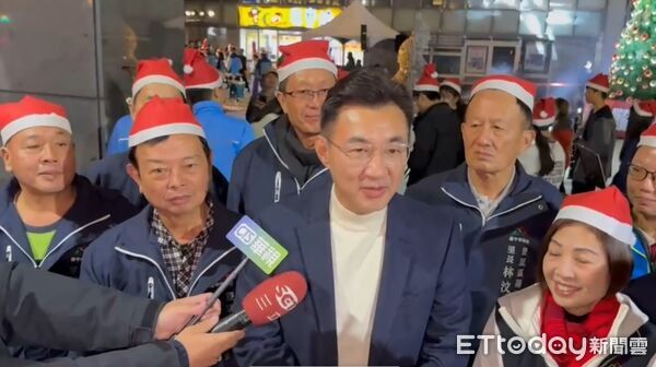 ▲江啟臣、盧秀燕。(圖/記者游瓊華攝)