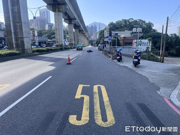 ▲▼吳姓女騎士事故後送醫不治 。(圖/記者陳以昇翻攝)