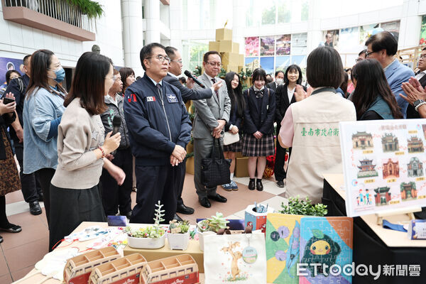 ▲台南市政府舉辦「2025年度國民健康業務成果展」,以「台南健康宇宙城」呈現公共衛生政策成果。(記者林東良翻攝,下同)