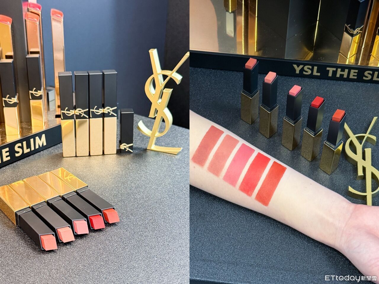 BLACKPINK,Rosé,YSL,唇膏,嬌蘭,彩妝。(圖/記者李薇攝、品牌提供)