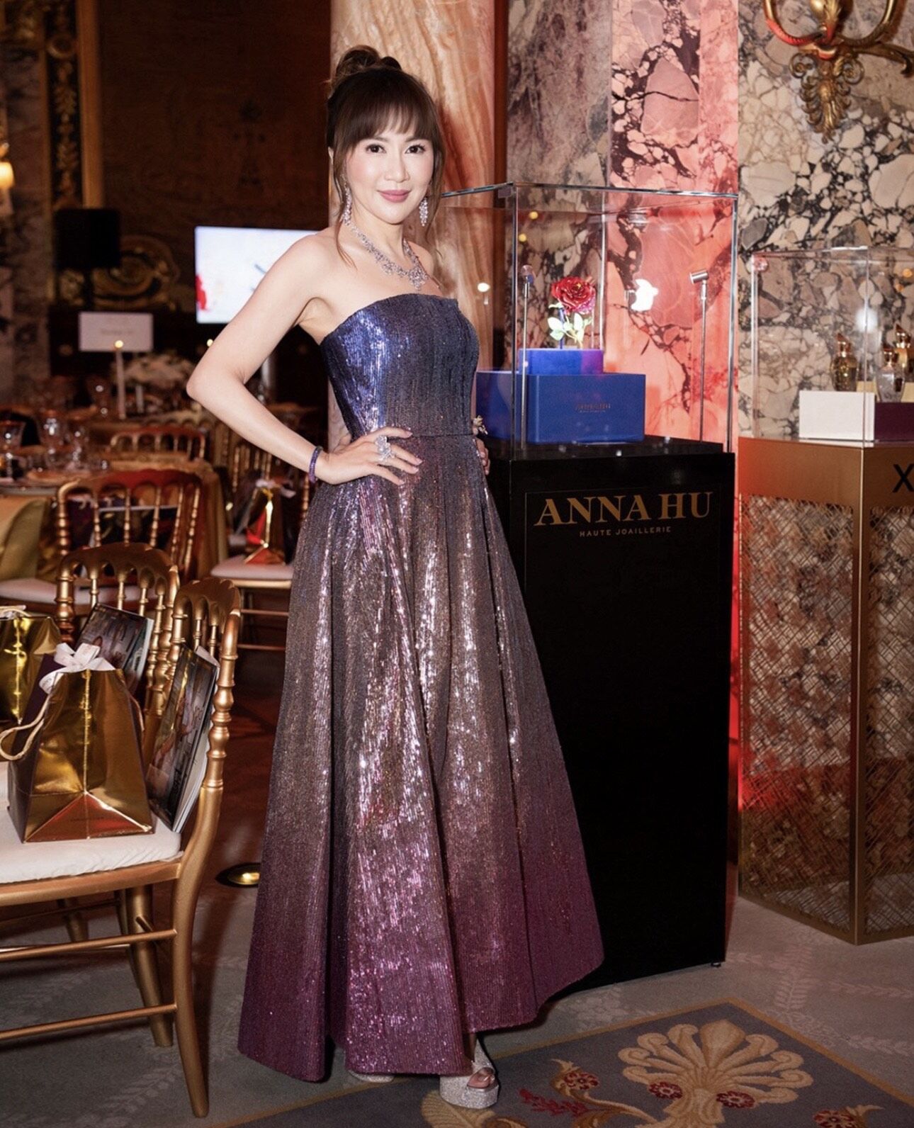 ▲▼ 摩納哥王妃,ANna Hu 。(圖/翻攝IG)