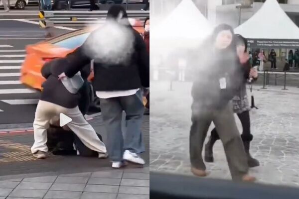 ▲▼中國人慘了!GD首爾演唱會爆「鎮壓黃牛」。(圖/翻攝自微博)