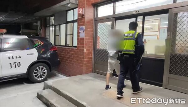 ▲王姓女子涉嫌行竊被逮獲送辦。(圖/記者陳崑福翻攝)