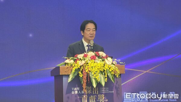 ▲▼總統賴清德出席「公務人員傑出貢獻獎表揚大會」。(圖/記者呂佳賢攝)