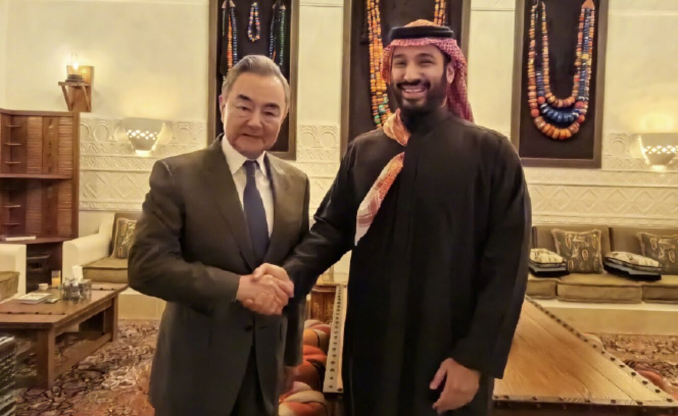 ▲王毅與沙烏地阿拉伯王儲兼首相穆罕默德。(圖/翻攝大陸外交部)