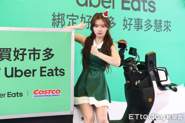 ▲李多慧出席UberEats好市多團長應援活動。(圖/記者林敬旻攝)