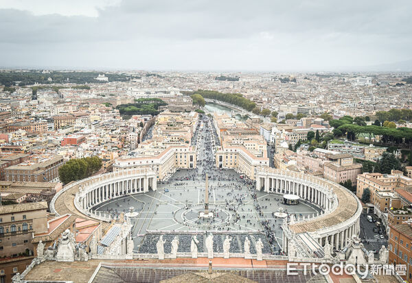 ▲▼梵蒂岡,聖彼得大教堂,聖彼得廣場。(圖/記者蔡玟君攝)
