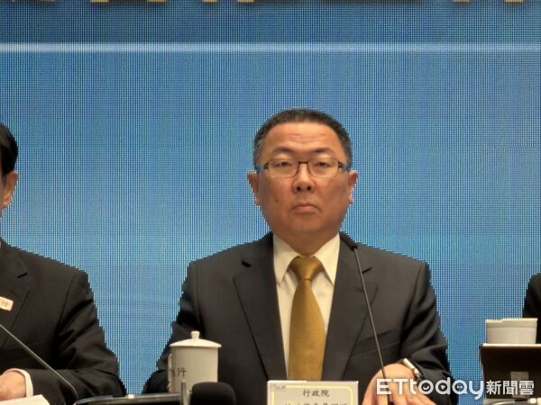 ▲▼政委林明昕出席行政院會記者會。(圖/記者陳家祥攝)