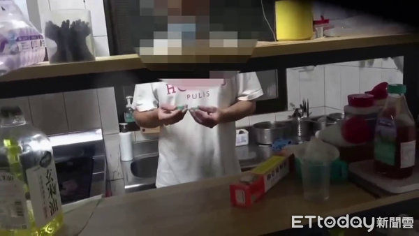 ▲▼警方於餐館廚房內起獲毒品研磨器。(圖/記者高堂堯翻攝)