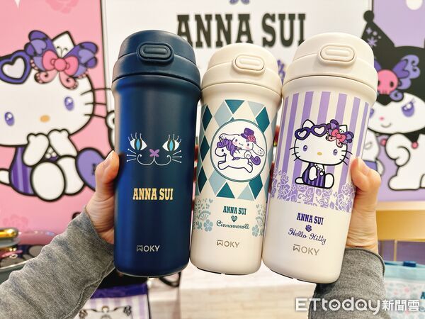 ▲▼7-11推出「ANNA SUI X 三麗鷗」聯名周邊。(圖/記者林育綾攝)