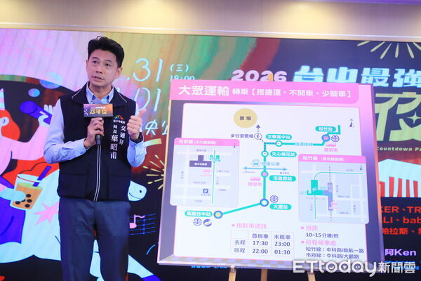 ▲台中市政府宣布「2026台中最強跨年夜」12月31日晚間在水湳中央公園登場,全A咖卡司引爆期待。(圖/記者游瓊華翻攝)