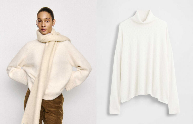 白色控必看!2026年度Pantone色「雲舞白」必收清單:大衣、毛衣到平底鞋,一秒高級