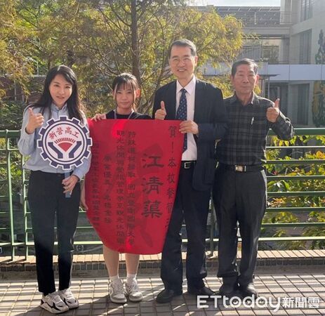 ▲新營高工餐飲管理科學生江清蕖,透過特殊選才錄取國立暨南國際大學,成為校史首位甄選國立大學新鮮人。(記者林東良翻攝)