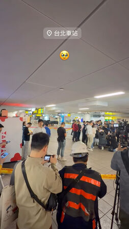 ▲▼直擊北車封鎖現場!《全明星》女星曝死裡逃生內幕。(圖/翻攝自臉書)